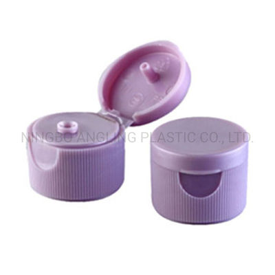 Yuyao Cheaper 24410 Ribbed Plastic Flip Top Cap in Colors Customized Request Customization