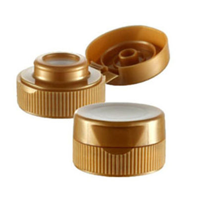 33/410 Customization 32mm Plastic Silicone Lid Plastic Flip Top Cap for Honey Bottle