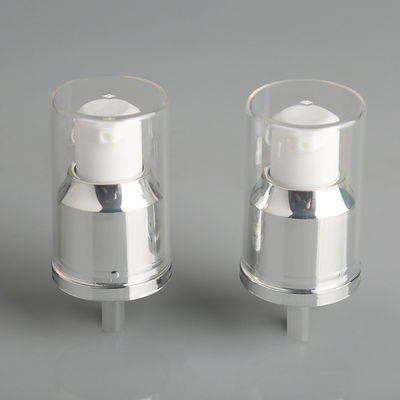 24mm 20mm Aluminum Cream Pump Treatment Pump with Over Cap Customized Request