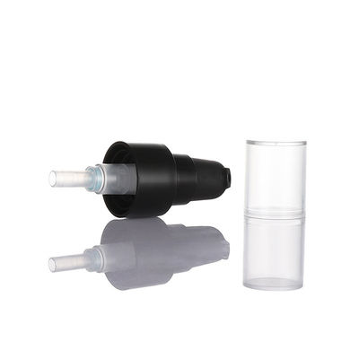 24/410 Cream Pump with Spring Outside and Over Cap Dispenser Pump in White
