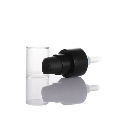 24/410 Cream Pump with Spring Outside and Over Cap Dispenser Pump in White