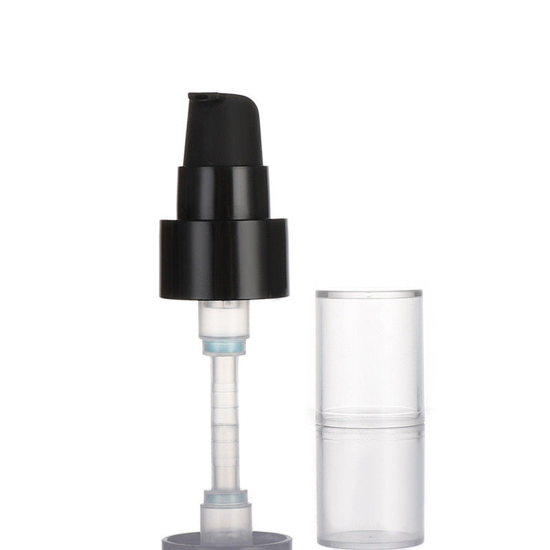24/410 Cream Pump with Spring Outside and Over Cap Dispenser Pump in White
